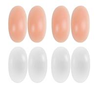 4 Pairs Of Silicone Pads, Creative Right-Angle Shoulder Artifact, Self-Adhesive And Non-Slip, Reusable, Universal For Both Men And Women, Clothing Shoulder Pads.