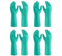 4 Pairs of Work Gloves, Household Cleaning Gloves, Gardening Gloves, Industrial Gloves, Protective Gloves, Rubber Gloves, Anti-Scratch Gloves, Anti-Slip Waterproof Gloves