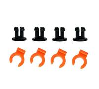 4 Pairs PTFE Borden Tube Fittings 4mm Pneumatic Claw Buckle Connectors 3D Printer Accessories