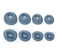 4 Pairs Replacement Ear Tips for JBL Live Buds 3/Live Beam 3 Earbuds Tips Silicone Eartips Earbuds Headphones Cover Silicone Earcups Ear Caps Bluetooth Headset Accessories (Blue)