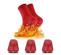 4 Pairs Self Heating Socks,Clearance Men Women Winter Thermal Heated Socks Anti-Freezing Cotton Socks Unisex Foot Warmer Socks,Warm Heated Socks for Outdoor Sports Hiking Skiing Walking Xmas Gifts