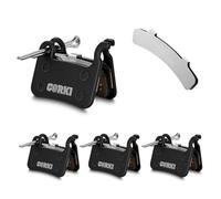 4 Pairs Semi Metallic Disc Brake Pads for Shimano Deore XT M765 M775 M776 XTR M965 M966 M975 LX M585 T665 SLX M665 Deore M535 M595 M596 Hone M601 Alfine S5000 S501 Saint M800 M545 R505 T605