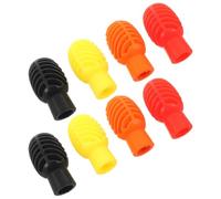 4 Pairs Silicone Drumstick Tips Protecting Electronic Drum Pads | Suitable for Drum Instructors and Teachers, Fits Snare Drum Surfaces and Electronic Cymbals, for Home Studio Use