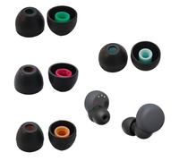 4 Pairs Silicone Ear Tips Replacement for Sony WF-1000XM5 Wireless Earbuds,Noise Reduction Sound Enhancement Padded Earplugs,Enhanced Sound Quality and Fit