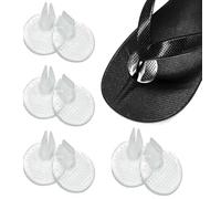 4 Pairs Silicone Thong Sandal Toe Protectors,Soft Flip Flop Gel Cushions Pad,Toe Guards Cushions,Front pad of flip Flops, Toe Protectors Pads,Gel Toe Posts Cushion for Men Women