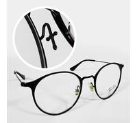 4 Pairs Soft Silicone Replacement Nose Pads for RB6335, Plug in/Push in Model Ray Ban Sunglasses Nose Pad Replacement, Eye Glasses Nose Pads Non Slip (Glod, 14mm)