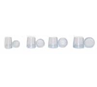 4 Pairs XS/S/M/L High Heel Protectors for Grass Mud,Races, Weddings, Formal Occasions