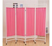 4 Panel Medical Privacy Screen, Room Partition Screen, Movable Protective Privacy Screens, Folding Rolling Privacy Screens,Free Standing Room Partition Privacy Separator