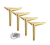 4 patas de sofá patas de gabinete de metal patas de muebles reemplazables patas de mesa de centro modernas taburete bajo mesita de noche con tornillos patas de mesa triangulares E-15cm/6in (B