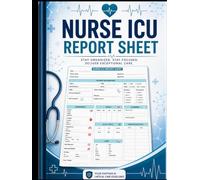 4 PATIENTS NURSE ICU REPORT SHEET