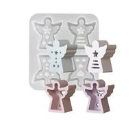4 Pattern Angelic Atmospheres Light Mold Flexible Silicone Decoration Mold Jewelry Tool Holder Embellishment Silicone Molds for