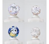 4 pattern Plastic EVA Shower Caps bundle For Women UK，total 4 pcs