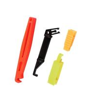 4 Pc Plastic Fuse Puller Tool Set for Automotive Blade Fuses, For Car Mini Fuse Holder, Includes 30 Extractors for Safe Removal