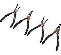 4 Pc Pro Circlip Plier Set 175mm (7") Internal and External Circlip Plier Set