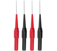 4 PCS 0.7mm Back Probe Pins, Multimeter wire Piercing Probe, Non-Destructive Insulation Wire Piercing Needle, for Banana Socket Plug, Car Repairing, Laboratory Electric Multimeter Testing