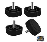 4 Pcs 000-10467-001 Gimbal Bracket Knob Set, Boating Hardware, Compatible with Simrad GO/NSS/ EVO 2/3/3S, B&G Vulcan/ Zeus 2/3S, Lowrance HDS Gen 2T/Elite7, Strong & Durable, Quick and Easy to Use