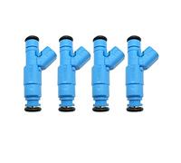 4 Pcs 0280155972 Fuel Injectors Compatible with Jeep Liberty Doge Compatible with RAM 1500 3.7L V6 2002-2003 53031099