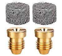 4 Pcs 1.1 mm Thread Foam Nozzle, Lance Filter, Orifice Nozzle and Generator Universal Replacement Maker Accessories for Snow Lance