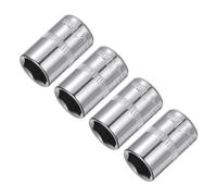 4 Pcs 1/4-Inch Drive 11mm 6-Point Shallow Socket, Metric, Steel with Chrome Plated