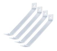 4 Pcs 14⅝ Inches Length 45 Degree Corner Brace for All 1-5/8" Strut Channel, Fit for 1/2" Bolt, 5.6mm Thickness Heavy Duty Bracket for Strut Mounting