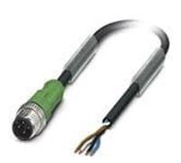 4 pcs : 1668069 - Sensor Cables / Actuator Cables M12 PLG 4P 5.0M CBL