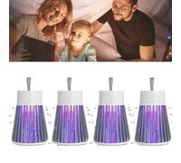 4 Pcs 2024 Mozz Guard Zapper Portable Pro Zapper 2.0 Lamp for Camping, High Capacity, Integrated Light, Ozzie Mozzie Buzzbgone Zapper