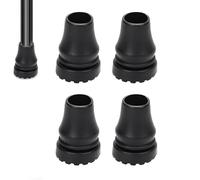 4 PCS 20mm/078in Walking Stick Caps Non-Slip Rubber Cane Tips Trekking Pole Tip Replacement Rubber Tips for 20mm Walking Sticks Crutches Hiking Canes Seniors Accessories
