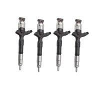 4 PCS 295050-0820 Diesel Fuel Injector Assembly 295050-0821 Nozzle Compatible for Toyota Common Rail 2950500820 ORLTL