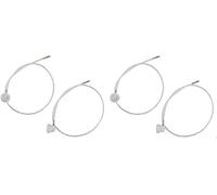 4 Pcs 2XAerosol Nozzle w/ 19.69in. 360 Degrees Extension Hose for Male Stem Spray Cans Fluid Auto Car Nozzle Film 4.5mm Extension H3C9 Hose Nozzles