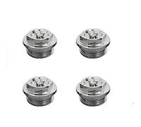 4 Pcs 3/4" Male Radiator Air Valve, Manual Radiator Air Vent Bleed Plug Valve Kit, Heating System Accessories
