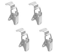 4 PCS 304 Stainless Steel Tension Clasp Spring Loaded Latch for Boxes, Drawers, Suitcases (90 Degree)