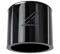 4 Pcs 30mm (1.18") Black Silicone Hose Intake Vacuum Rubber Round End Cover Plug Blanking Cap