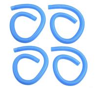 4 PCS 32mm Swimming Pool Hose Pipe, Length 100Cm / 39 Inch Replacement Hose For Above Ground Pools For Intex 1-1/4 Inch Swimming Pool Filter Pump(Blue)