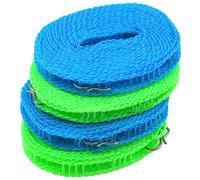 4 PCS 5 Meters Portable Travel Clothes Lines, Washing Line Outside