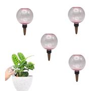 4 Pcs 500ml Ball Shaped Automatic Watering Device, Plant Watering Globes, Glass Water-ing Spike, Portable Lazy Water-ing Foreign Device, Water Dripper Globes for home, indoor, outdoor, balcony