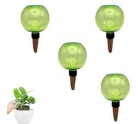 4 Pcs 500ml Ball Shaped Automatic Watering Device, Plant Watering Globes, Glass Water-ing Spike, Portable Lazy Water-ing Foreign Device, Water Dripper Globes for home, indoor, outdoor, balcony