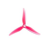 4 Pcs 51466 5inch Tri Propeller Props CW CCW 2 Pairs Compatible With Brushless Motor FPV Racing Drone(4Pcs Pink)