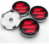 4 pcs 54MM Car Hub Centre Caps for Suzuki Spacia Baleno SX4 Vitara Jimny 54mm, Waterproof Wheel Centre Caps Badge Rim Cover Hub Cover Replacement Accessories,normal-A red