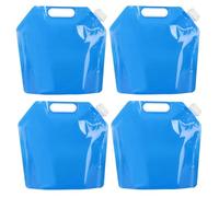 4 Pcs 5L Water Collapsible Water Container Foldable Storage Bottles