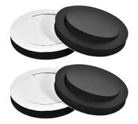 4 Pcs 6.5" Speaker Car Universal Foam Speaker System Kit, Self Adhesive Sponge High Rebound Car Speaker Foam, Speaker Insulation Ring Soundproof Cotton Pad