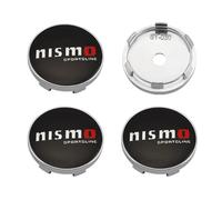 4 Pcs 60mm Car Hub Centre Caps Compatible with for Nissan Nismo Tiida Teana Skyline Juke X-trail - Rugged and durable Wheel Center Hub Cap