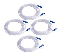 4 PCS 66.9 Inch Fish Tanks Pump Suction Hoses, Professional PVC Aquarium Soft Tubing for Home Use Portable Suction Machine Tube and Fish Tank Cleaning and Maintenance