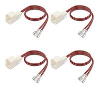 4 Pcs 72-7401 Speaker Harness,Professional Thicker Longer Speaker Wire Harness Replacement,Car Door Speaker Adapter Plug Speaker Connector for Nissan Murano Altima Rogue Frontier Infiniti FX M35 G25