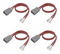 4 Pcs 72-7800 Speaker Harness Adapter,Thicker Longer Professional Speaker Wire Harness,Car Door Speaker Adapter Connector Plug for Honda Civic Ridgeline Accord CRV Element Acura CL TL Integra