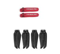 4 PCS 7238F Carbon Fiber Quick Release Foldable Propellers for D/JI Mavic Air 2/ 2S Drone Low Noise Propellers Parts Accessories(4 PCS and Red)