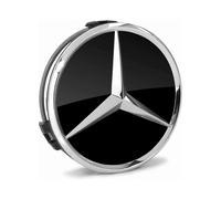 4 pcs 75 mm Mercedes Benz Genuine 6-6-47-0200 - HUB Cap Trim