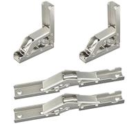 4 PCS 90-Degree Foldable Hinges for Cabinets