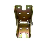 4 Pcs 90 Degree Folding Support Frame Self-Locking Hinge Table Leg Fittings and Gussets for Legs Hardware Tool for Table Leg(Gold)