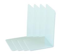 4 Pcs Acrylic Bookends Book Holders Shelf Rack Stoppers Decorative Bookend For Office End Holders Decorative Stoppers For Office Home