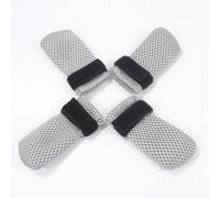 4 Pcs Adjustable Mesh Cat Foot Covers - Anti Scratch Cat Mittens for Pet Bathing, Cutting Nails, Checking